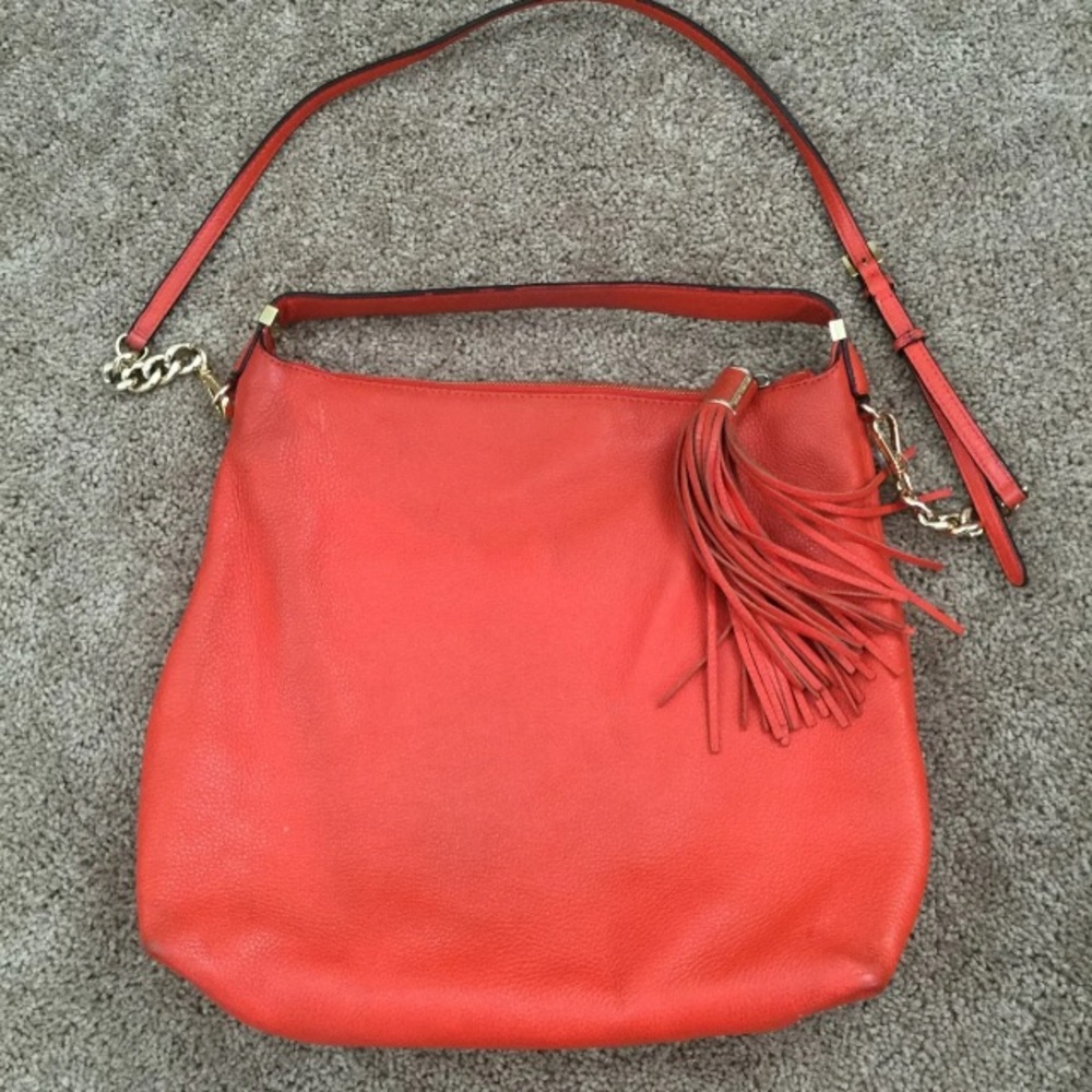 Red Leather Purse - Picture 2 of 8